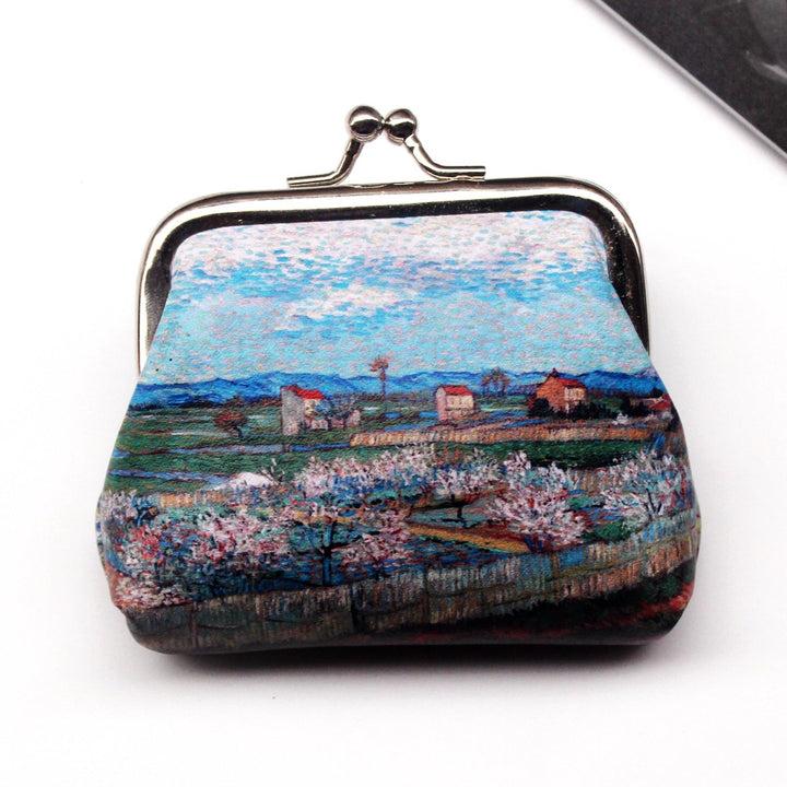Violet | Van Gogh Art Mini Coin Purse