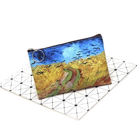 Beatrice | Coin Purse – Small Square Oil Painting Bag