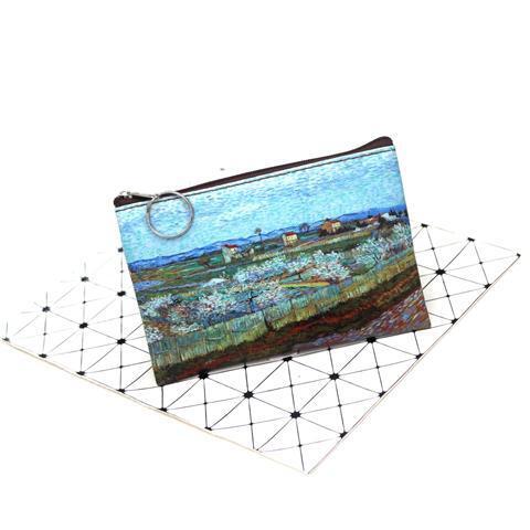 Beatrice | Coin Purse – Small Square Oil Painting Bag