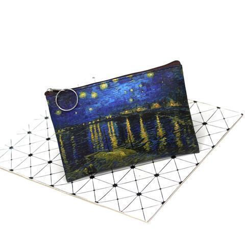 Beatrice | Coin Purse – Small Square Oil Painting Bag