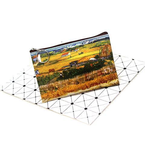 Beatrice | Coin Purse – Small Square Oil Painting Bag