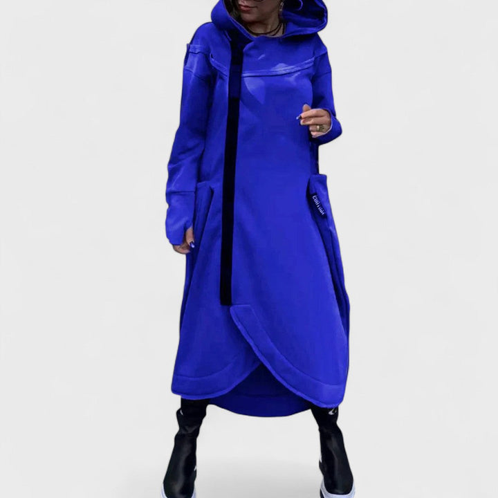 Mana | Long Hooded Zip-Up Sweatshirt in Lightweight, Breathable Fabric