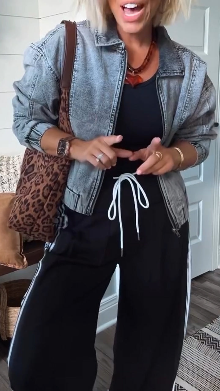 Valentina | Eternal Denim Jacket with Zipper
