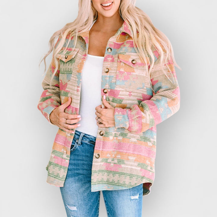 BRIA - MULTICOLOR OVERSIZED JACKET