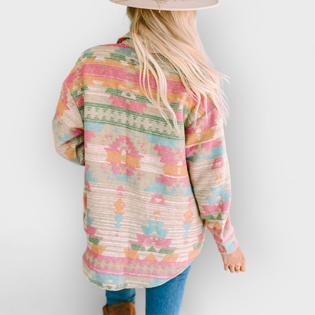 BRIA - MULTICOLOR OVERSIZED JACKET