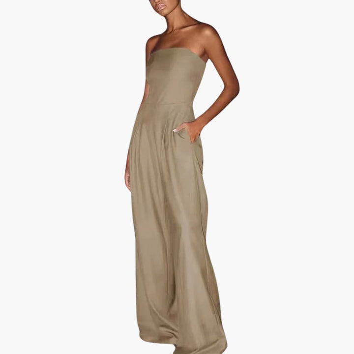 Abigail - Backless Loose Leg Jumpsuit