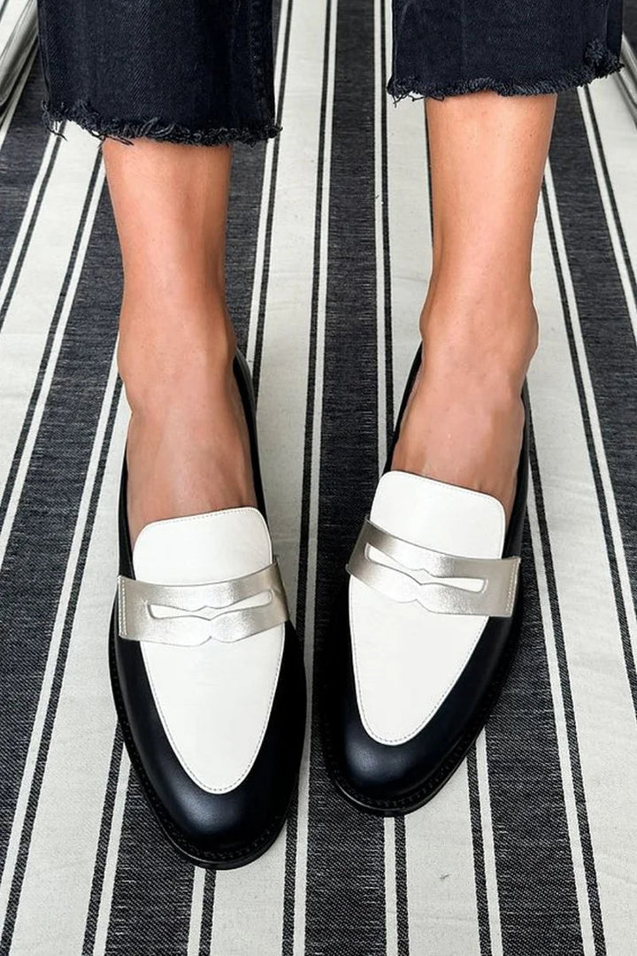 Ariella | Monochrome Classic Loafers