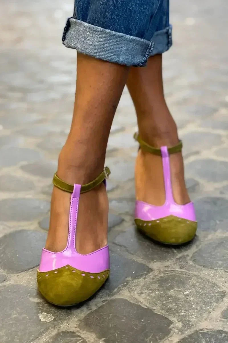 Mia | Closed Sandal With T Bar Strap