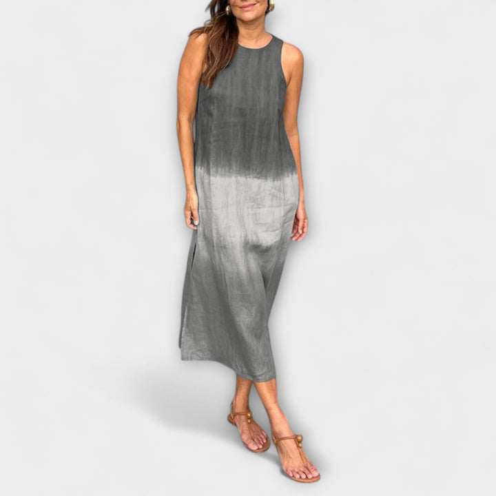 Edda - Elegant Print Dress