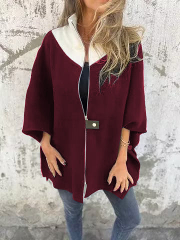 Alessia | Exclusive Stand Collar Half-Zip Jacket - Limited Edition