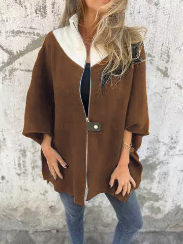 Alessia | Exclusive Stand Collar Half-Zip Jacket - Limited Edition