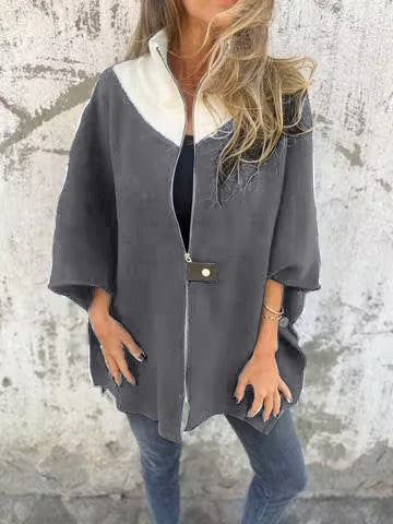 Alessia | Exclusive Stand Collar Half-Zip Jacket - Limited Edition