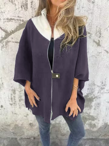 Alessia | Exclusive Stand Collar Half-Zip Jacket - Limited Edition