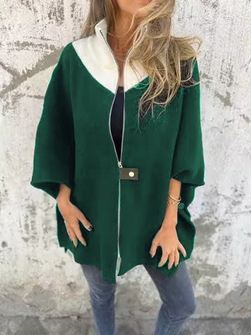 Alessia | Exclusive Stand Collar Half-Zip Jacket - Limited Edition