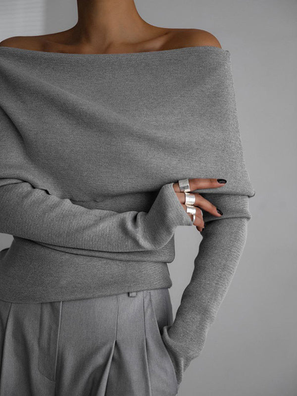 Erica | Off-Shoulder Elegance Sweater