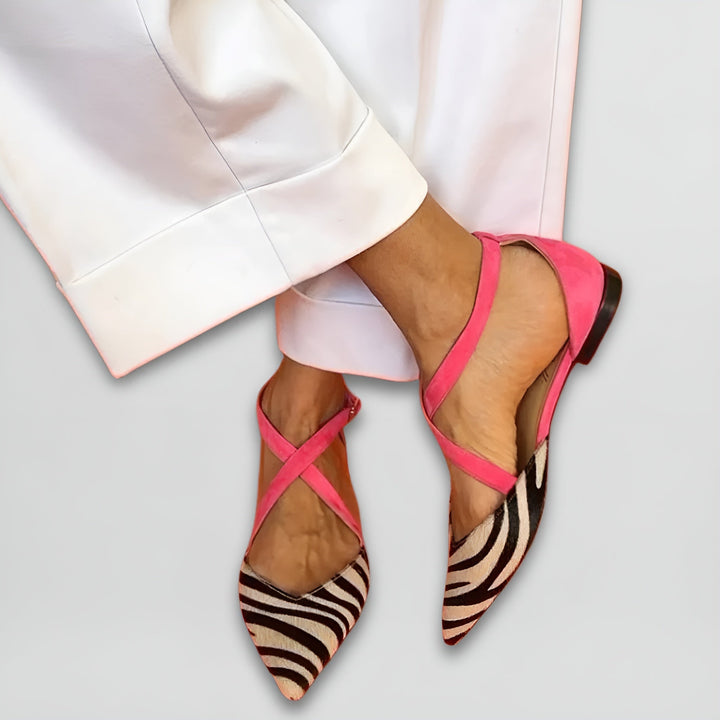 Fenna™ - Strap Ballet Flats
