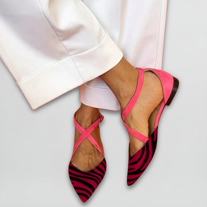 Fenna™ - Strap Ballet Flats