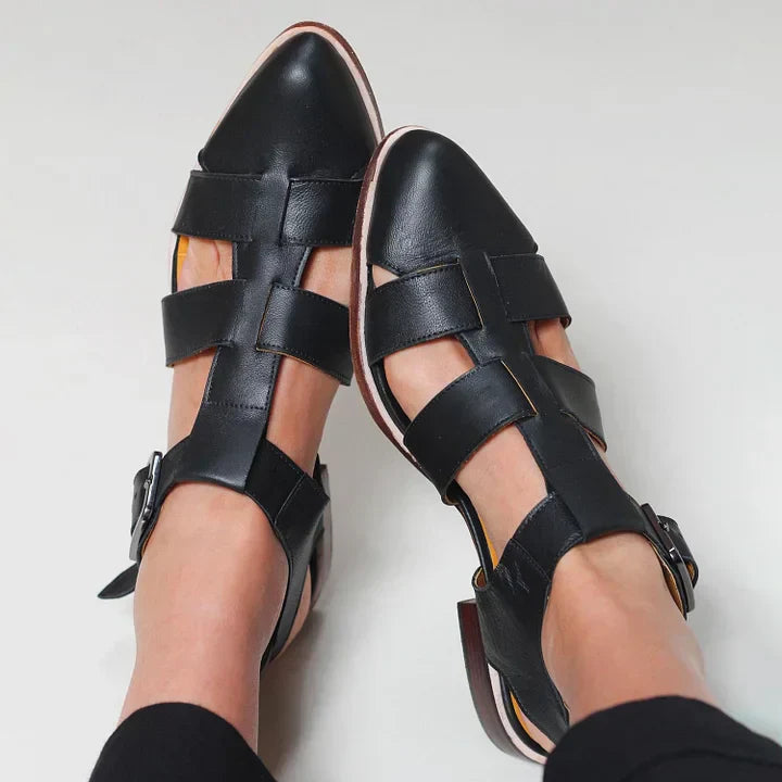 Hailey | Woven Flat Sandals