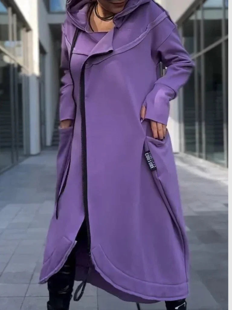 Evelise | Long Zip Hoodie