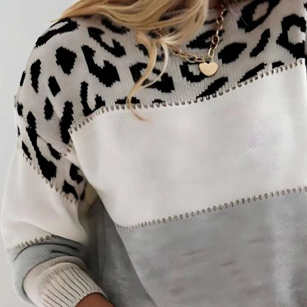 Cheyenne - Leopard Print Casual Hoodie