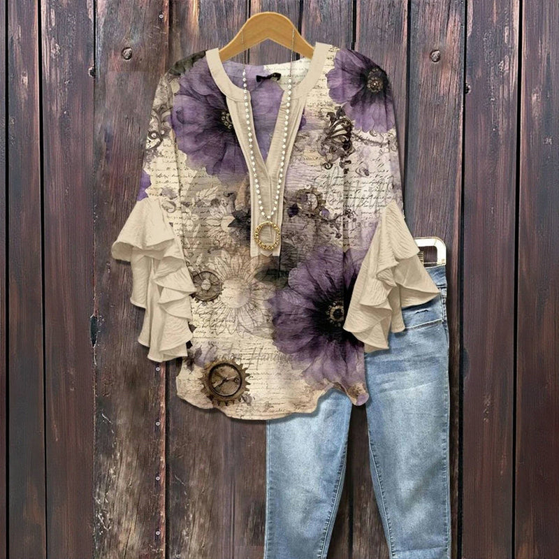 Serene Daily Blouse - Easy Comfort for Elegant Style