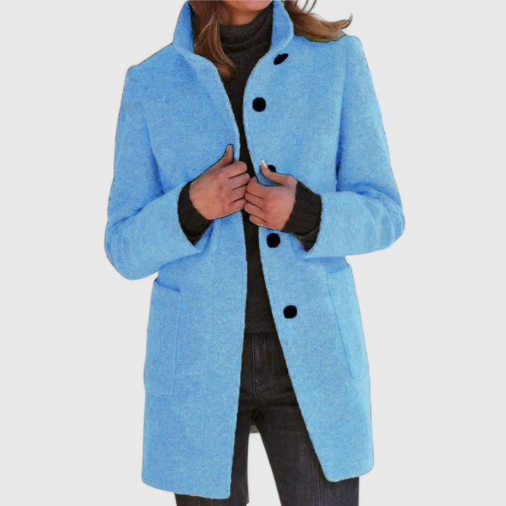 Elena® | Elegant Wool Blend Coat