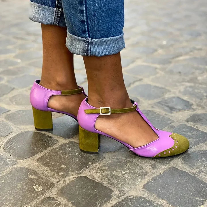 Mia | Closed Sandal With T Bar Strap