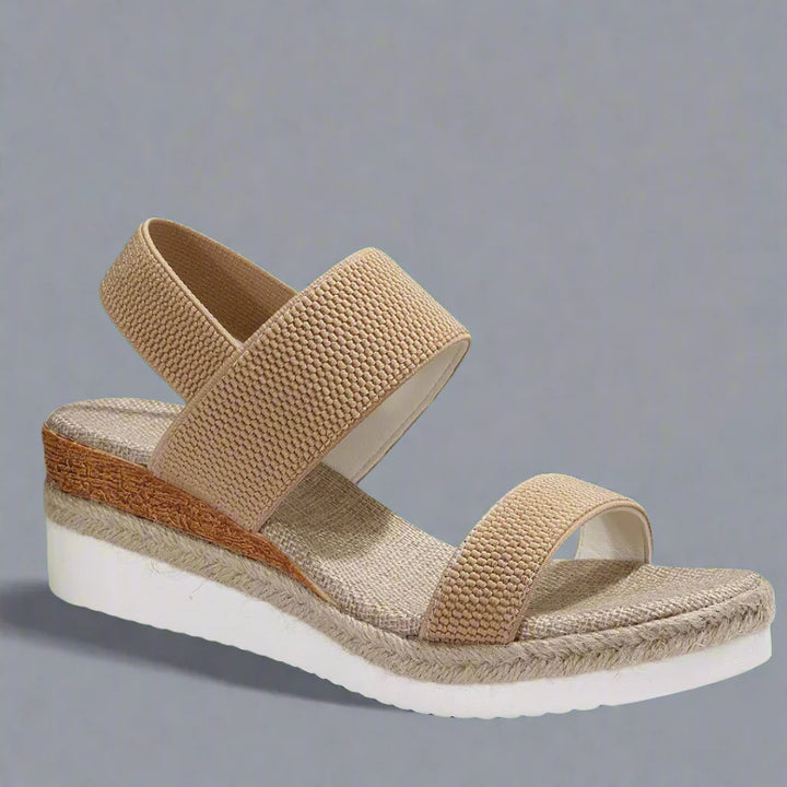 Alessia - Black Platform Sandals