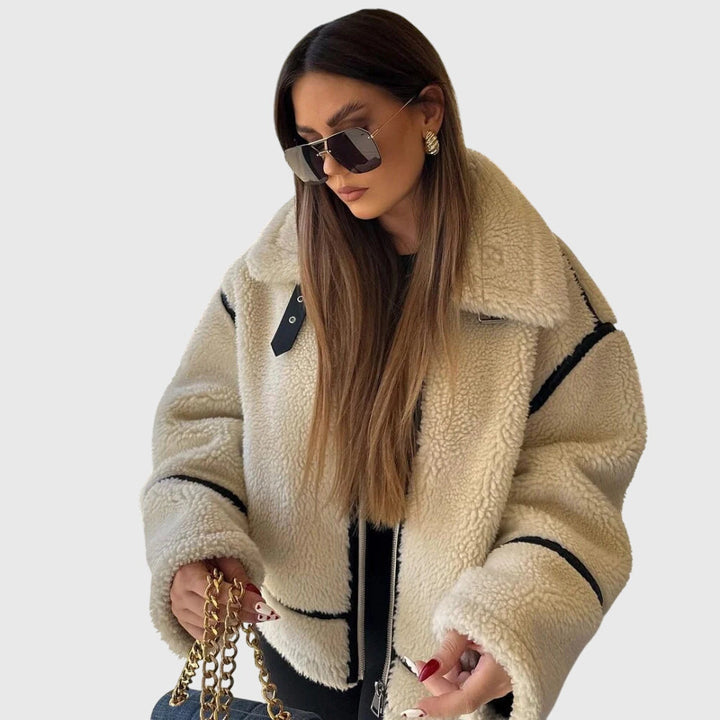 DELANEY – RELAXED SHEARLING-STYLE JACKET