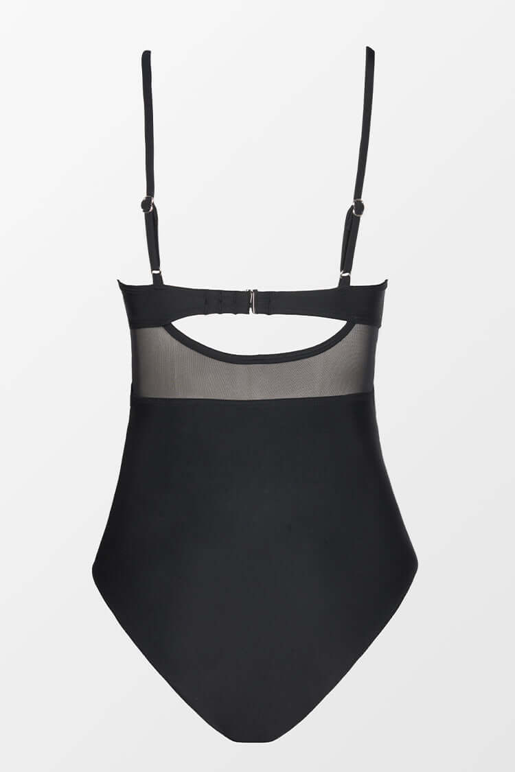 Jeanne™ - ELEGANT SWIMSUIT WITH SHAPING TRANSPARENCIES