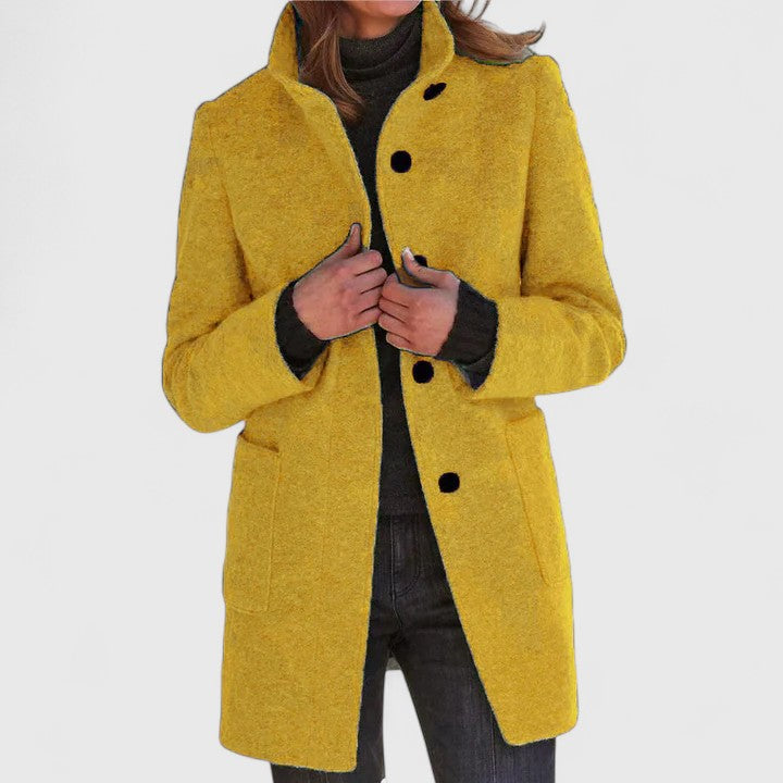 Elena® | Elegant Wool Blend Coat