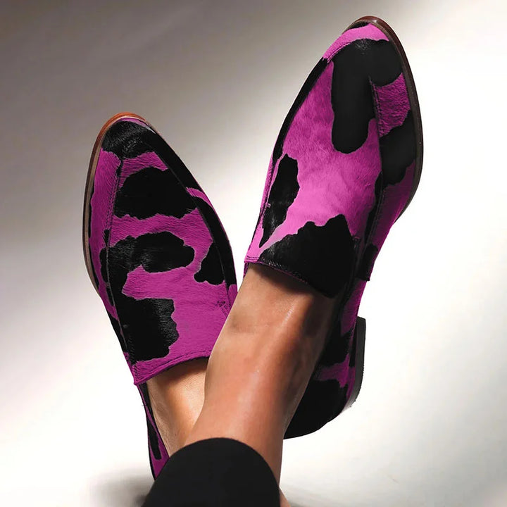 Madison | Statement Animal Print Loafers