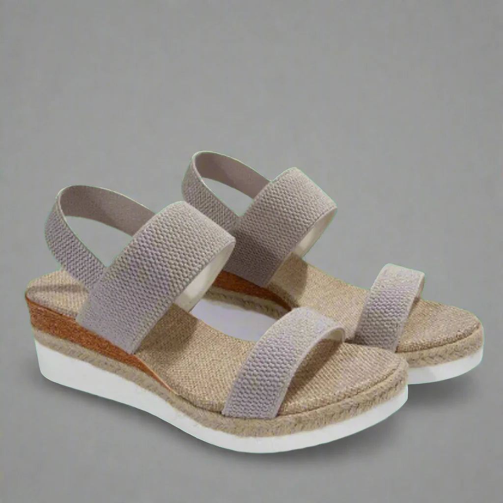 Alessia - Black Platform Sandals