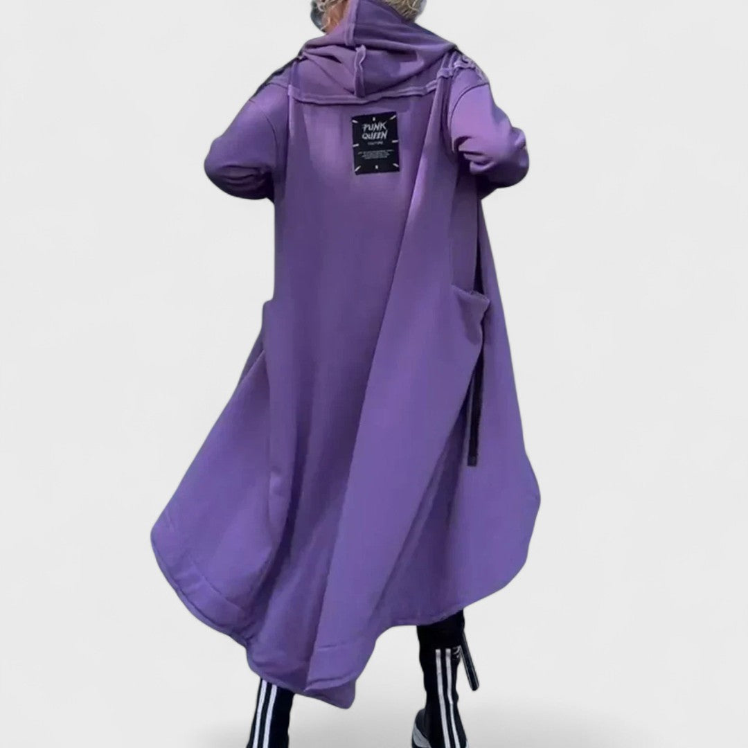 Mana | Long Hooded Zip-Up Sweatshirt in Lightweight, Breathable Fabric