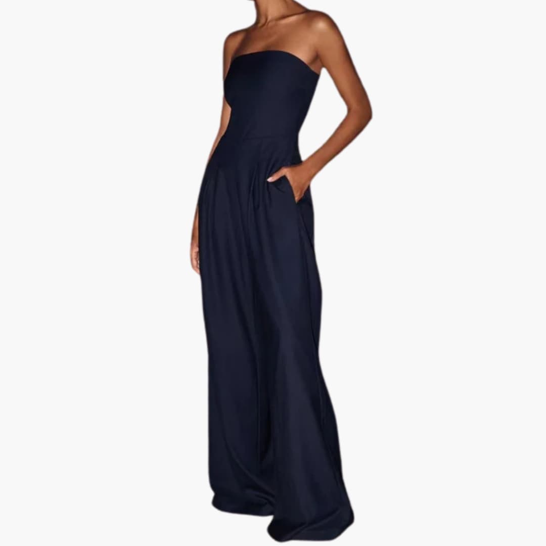Abigail - Backless Loose Leg Jumpsuit