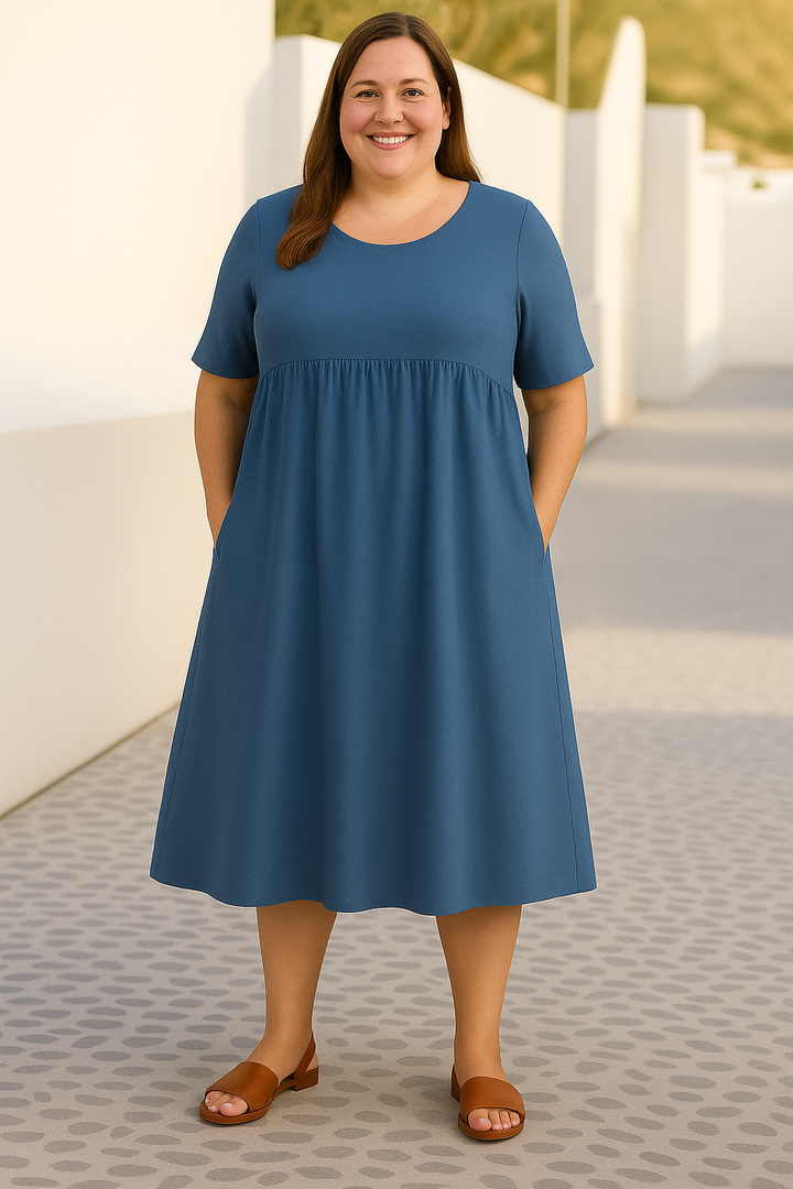 Maeva - Tummy-Friendly casual loose dress