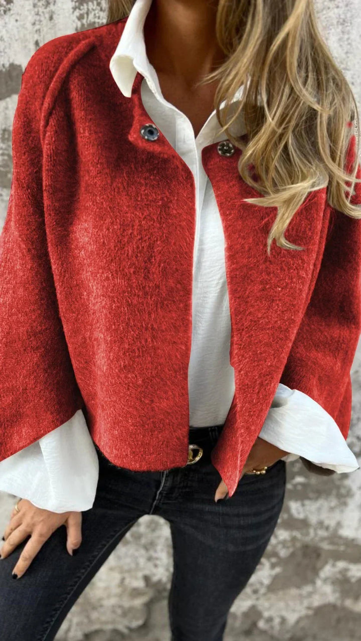 Amelia | Elegant Classic Coat with Round Collar