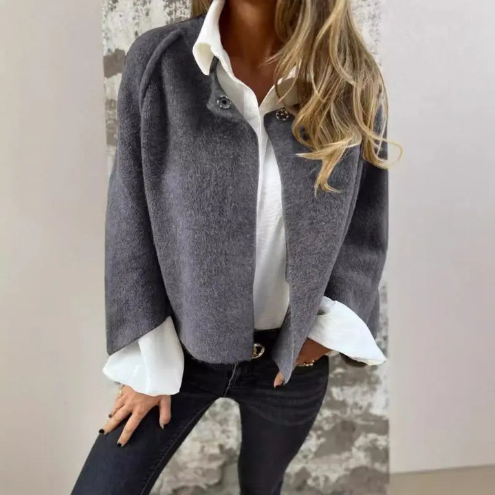 Amalia | Long Sleeve Round Neck Cardigan