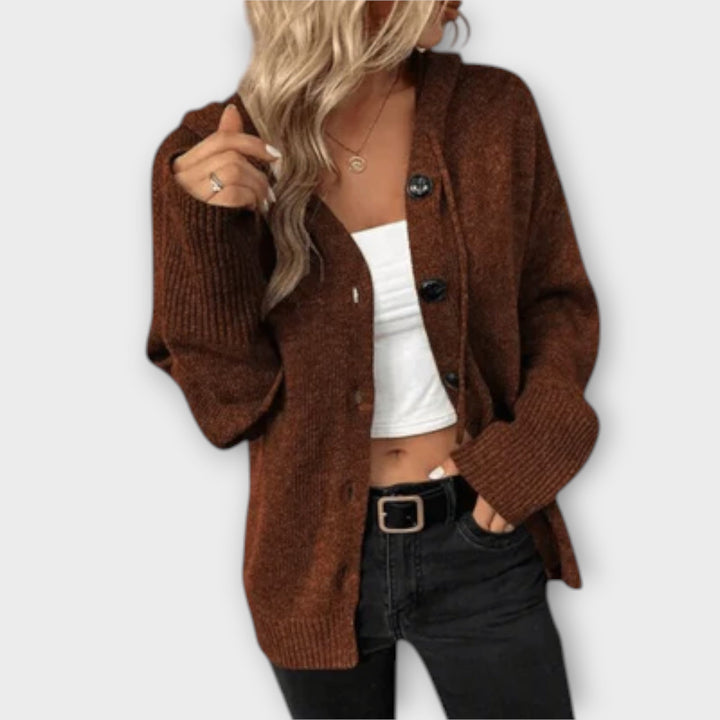 Brittan – Knitted Cardigan with Buttons