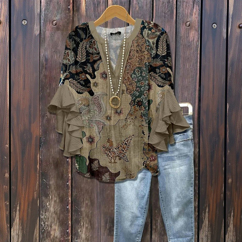 Charming Party Blouse - Perfect and Flowy