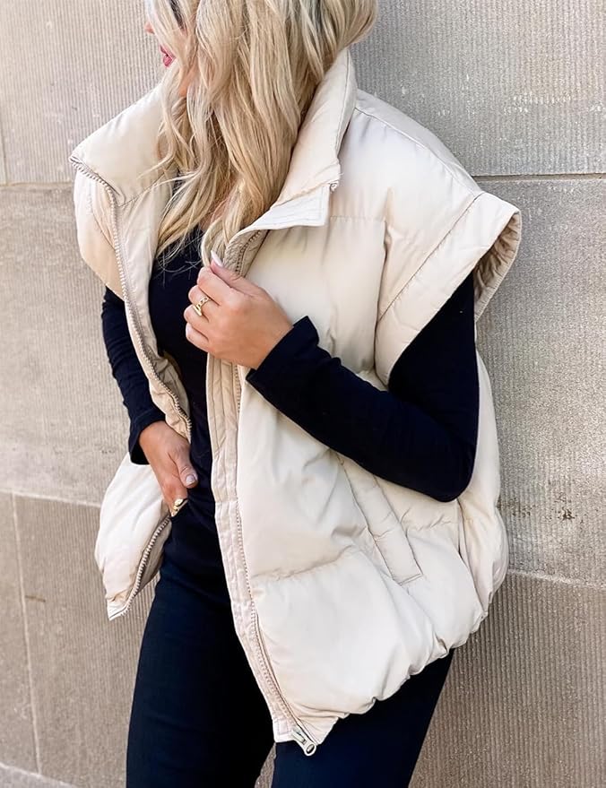 Charlotte™ – Soft Warm and Comfortable Short Puffer Jacket with Long Sleeves