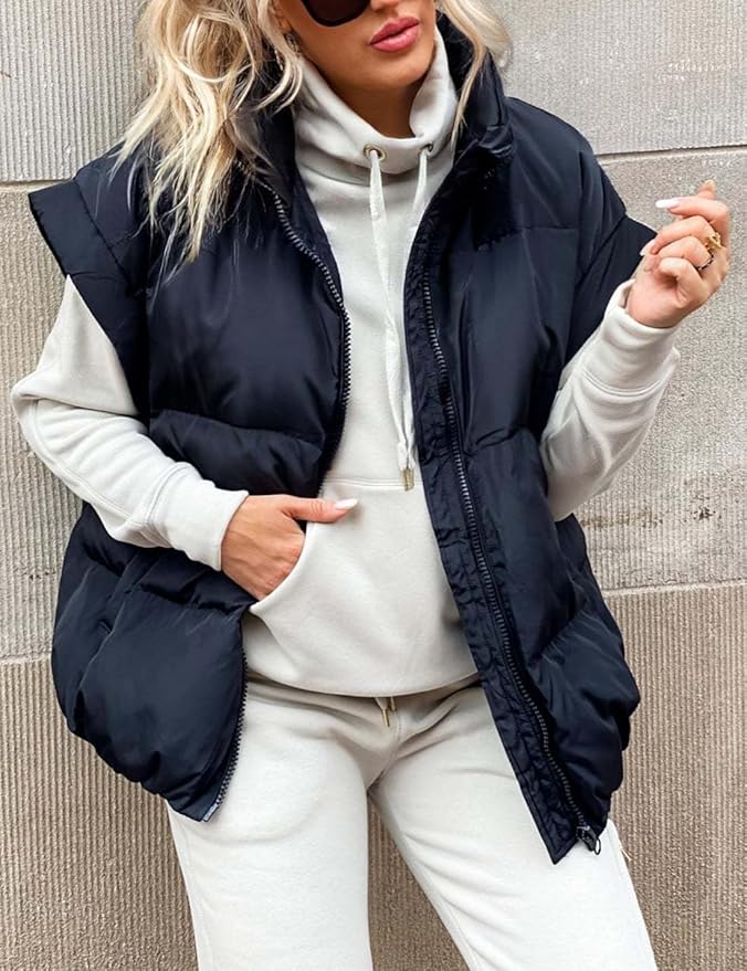 Charlotte™ – Soft Warm and Comfortable Short Puffer Jacket with Long Sleeves