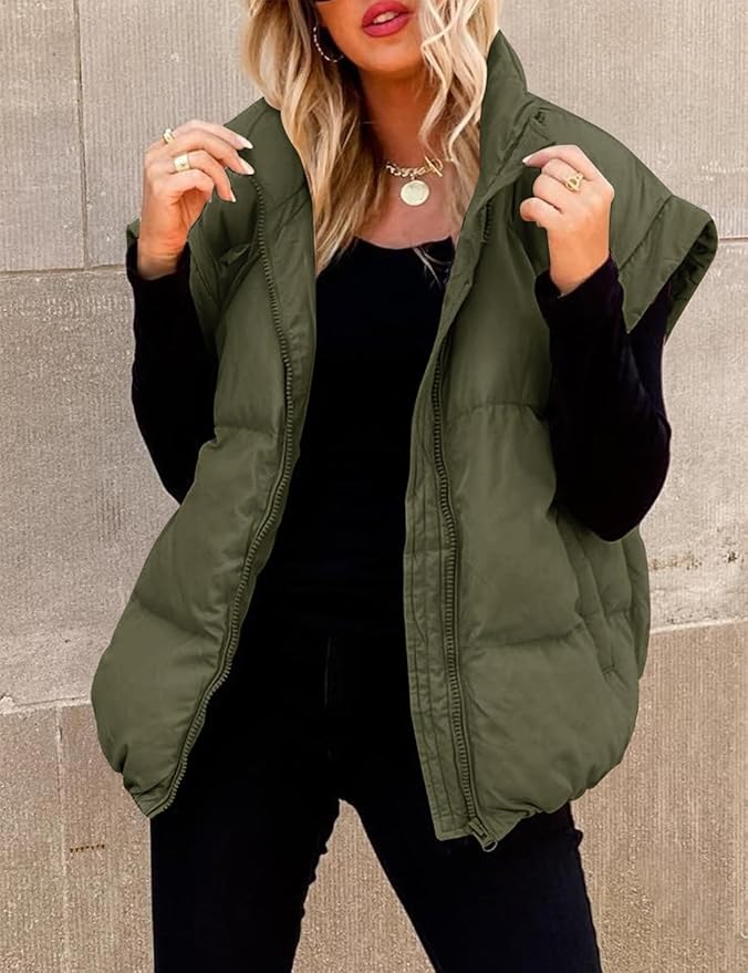 Charlotte™ – Soft Warm and Comfortable Short Puffer Jacket with Long Sleeves