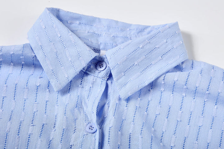 Elizabeth - Breezy Shirt And Shorts Set