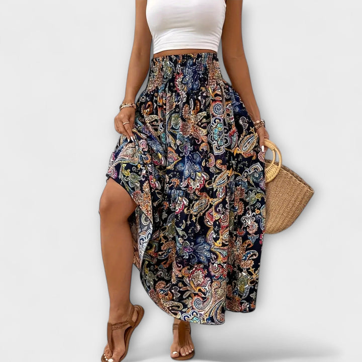 Flowing Patterned Skirt