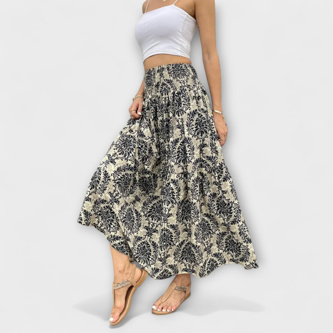 Flowing Patterned Skirt