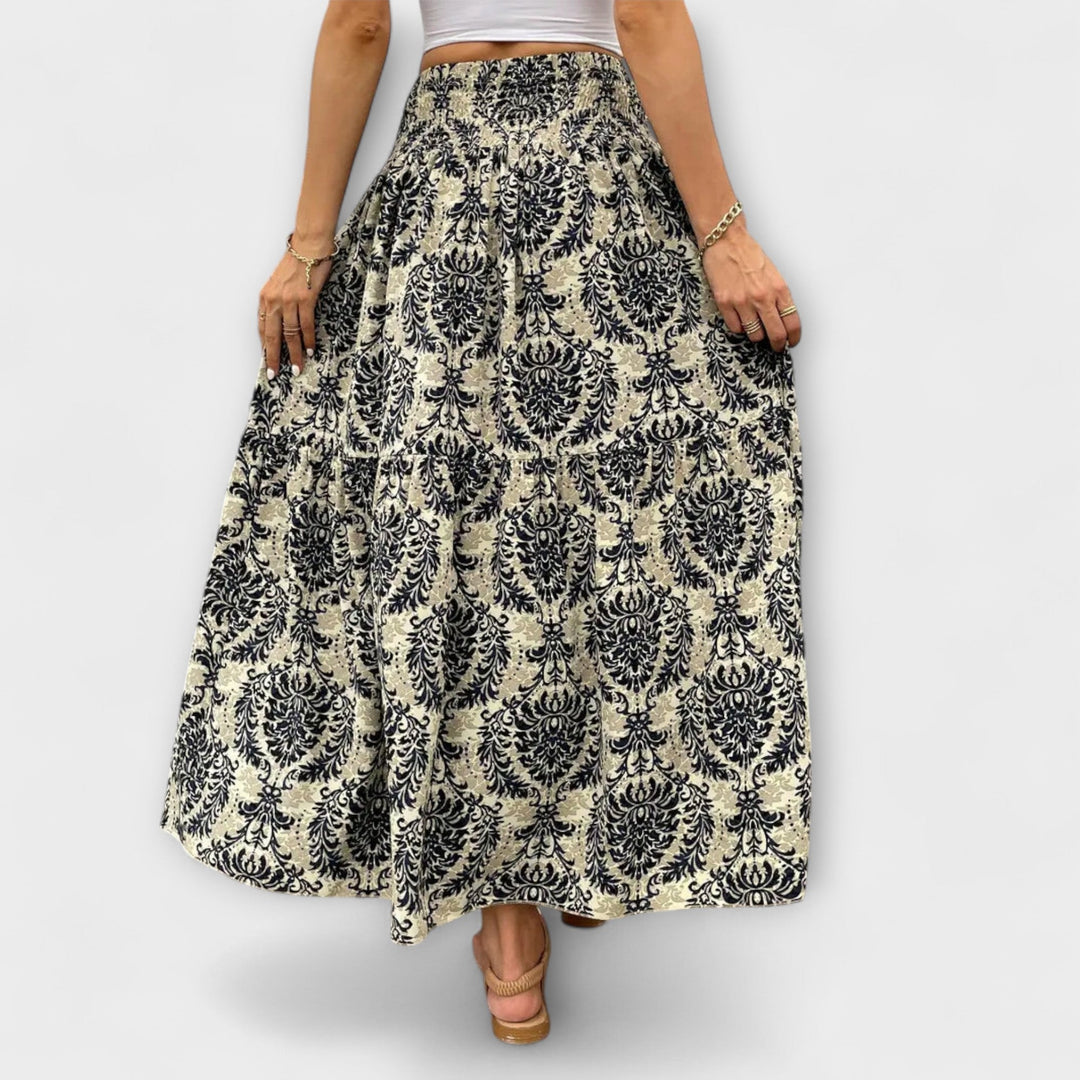 Flowing Patterned Skirt