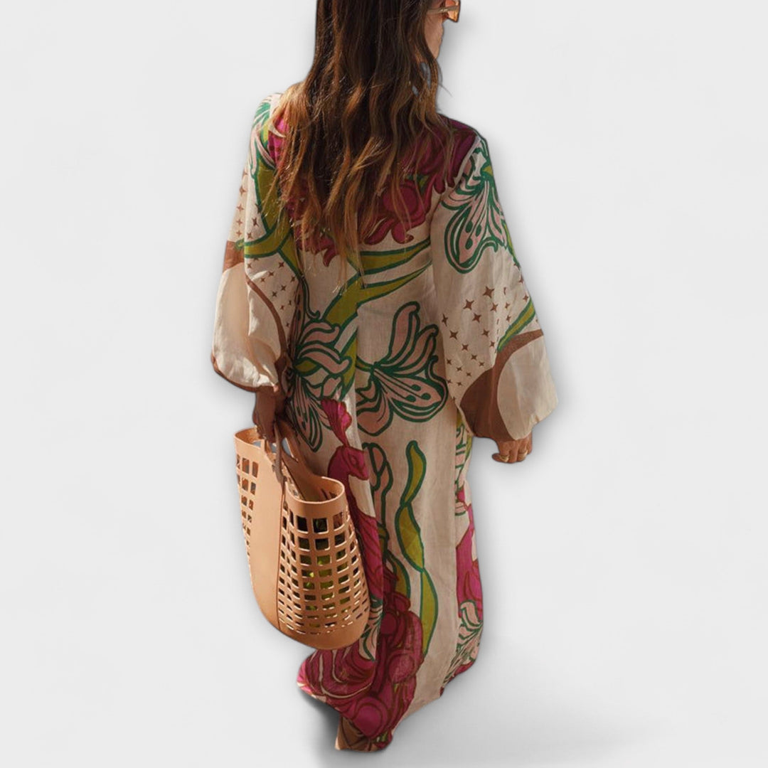 Tracey - Strapless Tunic Maxi Dress