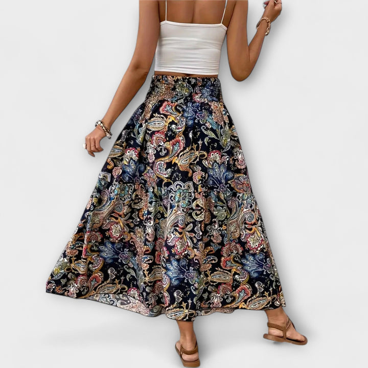 Flowing Patterned Skirt