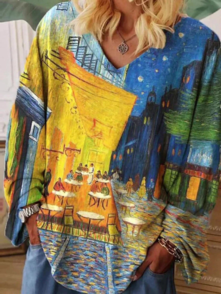 Verity | Van Gogh Art Loose-Fit T-Shirt